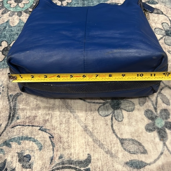 Coach Penelope Blue Leather Hobo Bag w/COA - Picture 13 of 15
